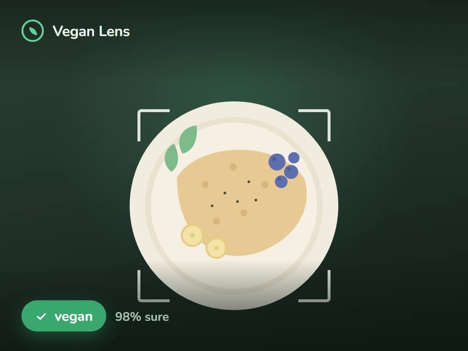 A plate mid-scan, with the verdict resolving
